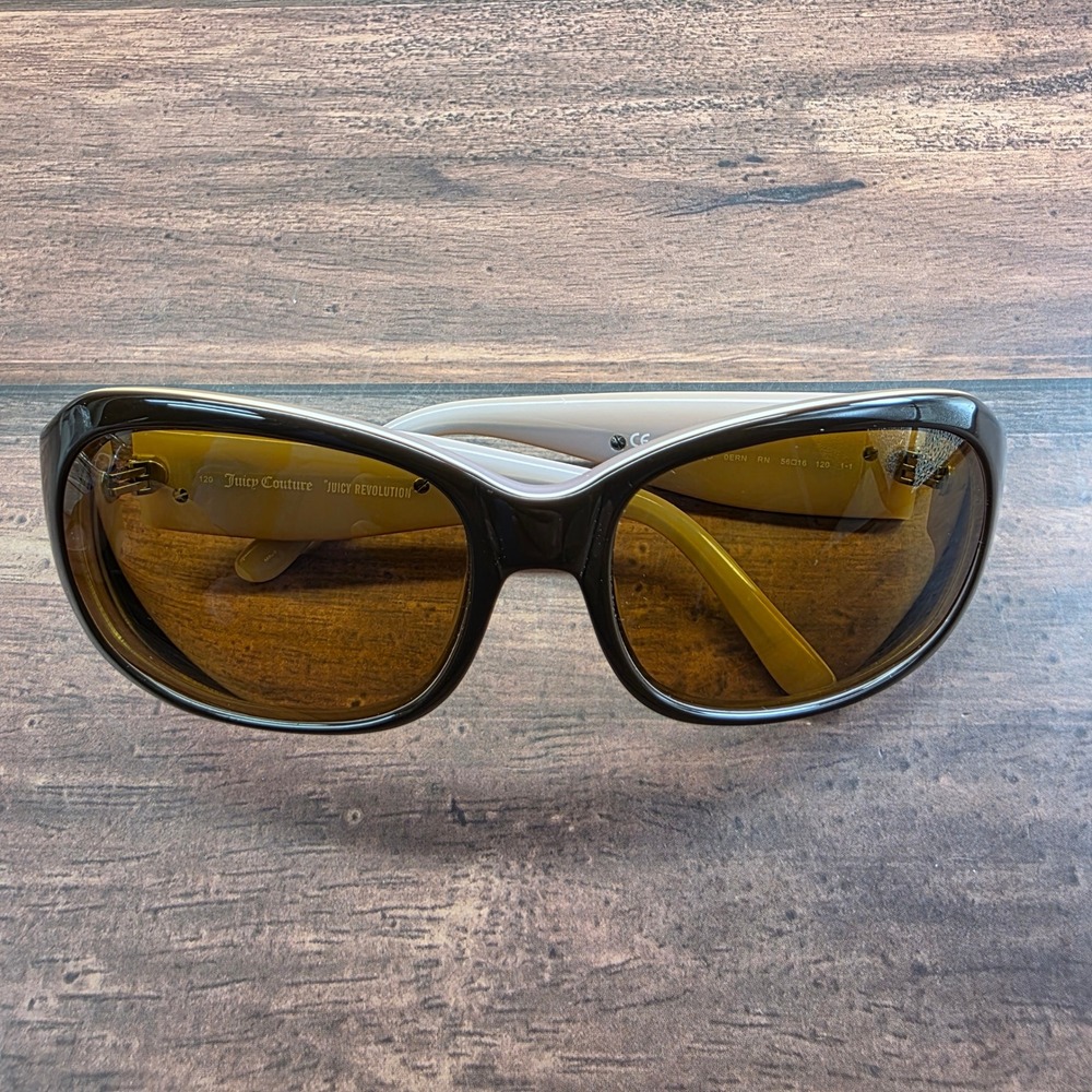 Juicy Couture Juicy Revolution Classic/S Sunglasses Brown Cream 
FRAMES ONLY - Picture 6 of 7